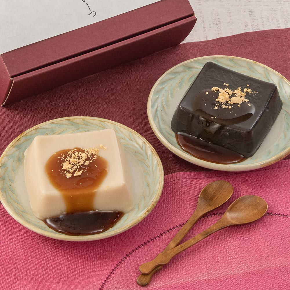 永平寺「胡麻豆腐のすいーつ4個入り」とアレンジメントのセット