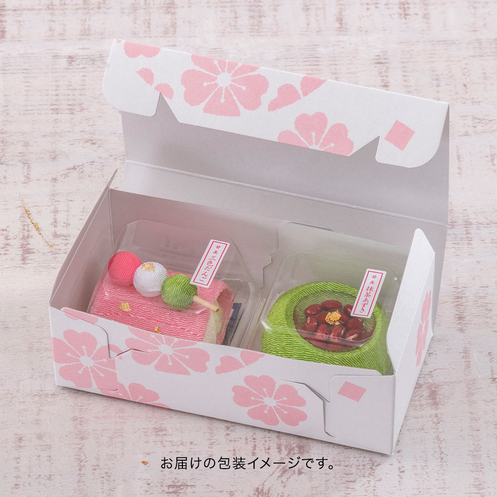 【お供え用】 ちりめん細工とプリザーブド＆アーティフィシャルフラワーアレンジメントのセット