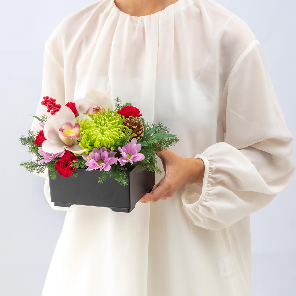 お正月 アレンジメント「花おせち 吉祥（きっしょう）」