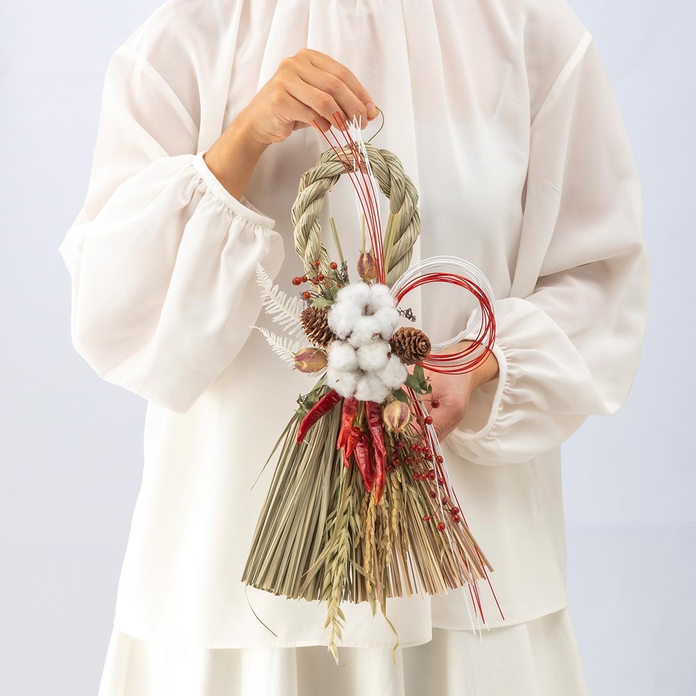 お正月 迎春お飾り「綿花（わたはな）」