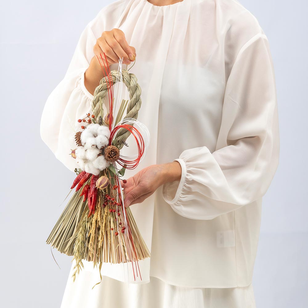 お正月 迎春お飾り「綿花（わたはな）」