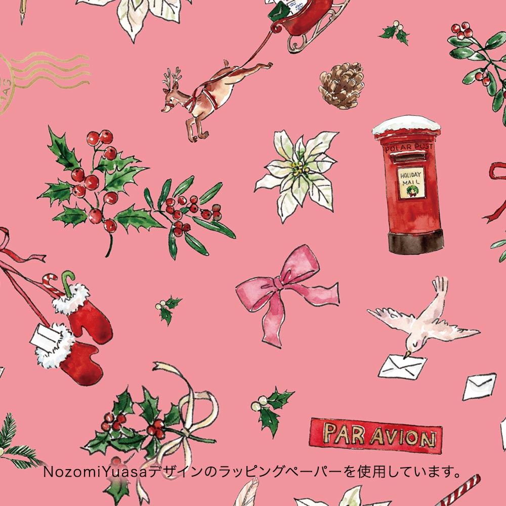 クリスマス NozomiYuasa×花束「フルール ド ルミエール」