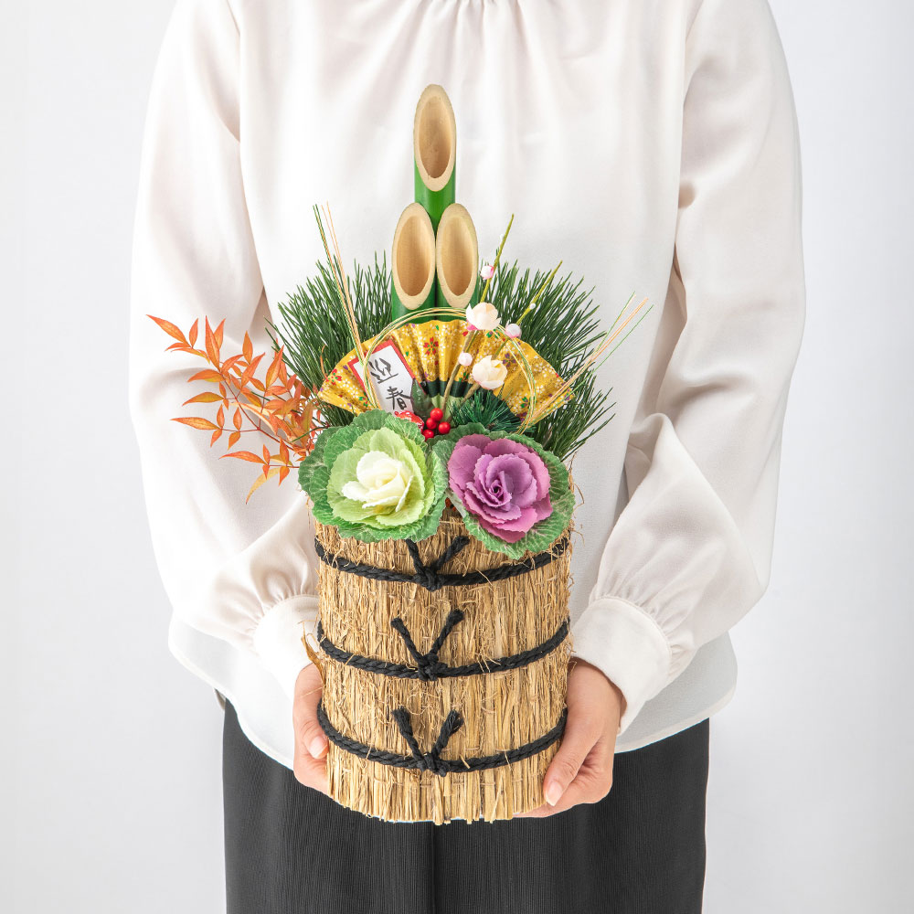 お正月 正月門松寄せ植え