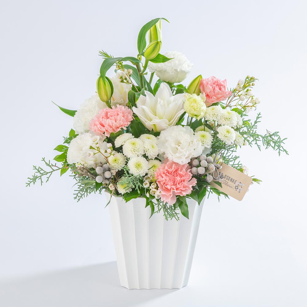 【お供え用】 O・SO・NA・E flower 「冬のスペシャルアレンジメント」