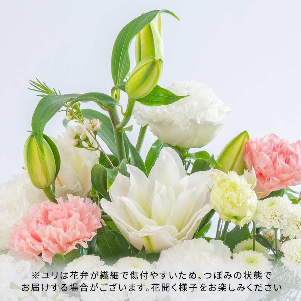 【お供え用】 O・SO・NA・E flower 「冬のスペシャルアレンジメント」