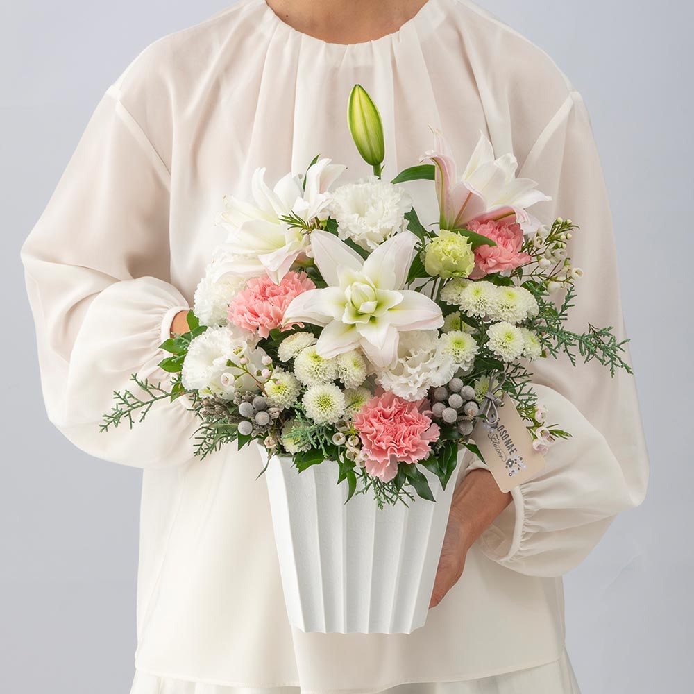 【お供え用】 O・SO・NA・E flower 「冬のスペシャルアレンジメント」