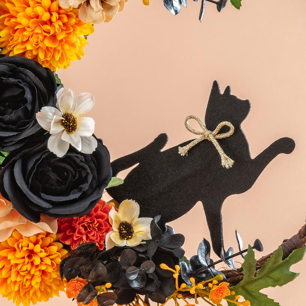 【期間限定】アーティフィシャルフラワーリース「All Hallows Eve」