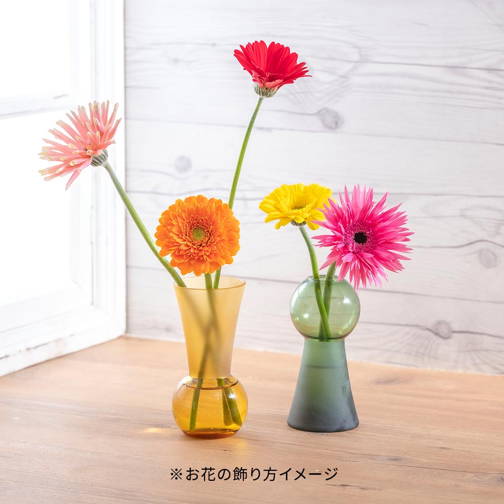 産地厳選「トキヤガーベラ（TOKIYA GERBERA）」のブーケ（黄色・オレンジ系）
