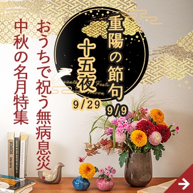 おうちで祝う無病息災・中秋の名月特集