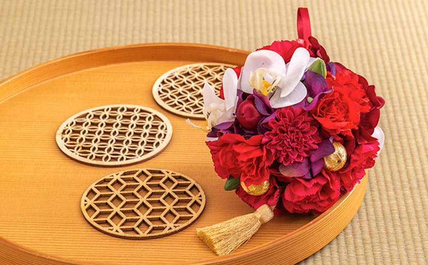 長寿祝いのプリザーブド&アーティフィシャルフラワー