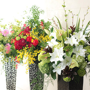 Standard 華やかなスタンド花
