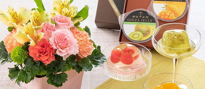 花とスイーツ・お菓子のセット おすすめ商品