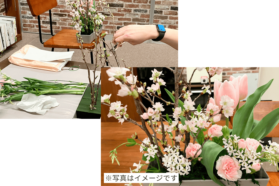 桜のワークショップ体験