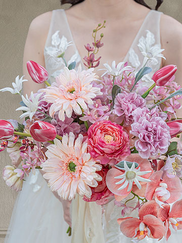 レンタルブーケ「シュクレ・ロゼ」