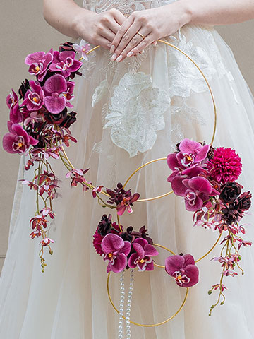 レンタルブーケ「ヴィオラ・ループ」