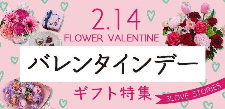 2月14日はバレンタインデー。大切に想う気持ちと愛をお花に託して。