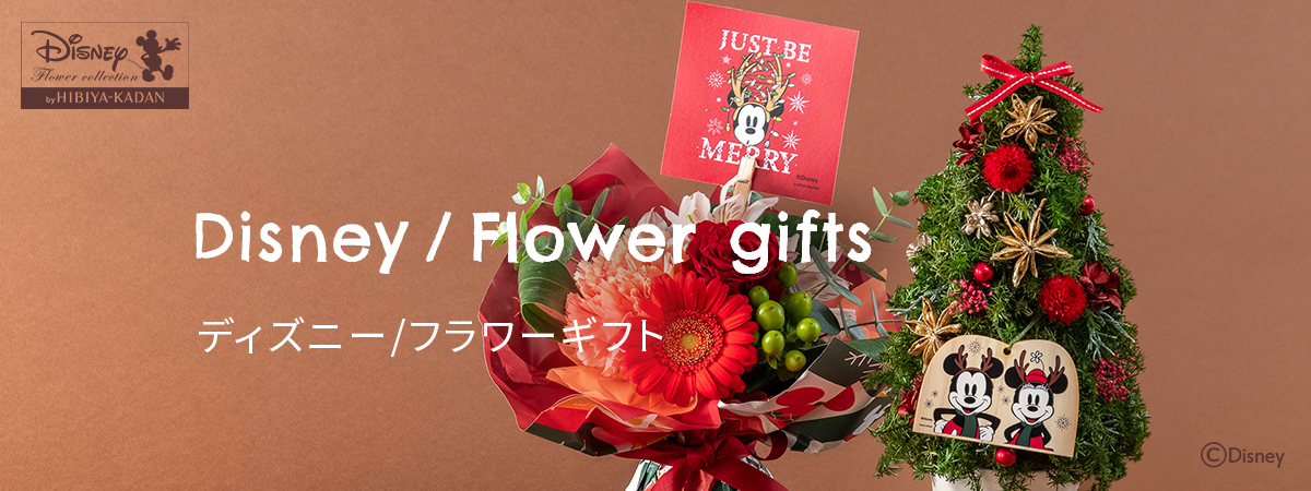 【2025】クリスマスの花 ディズニー／フラワーギフト