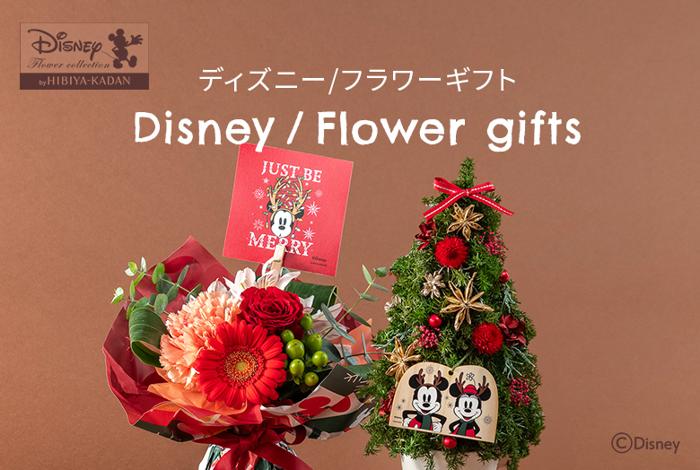 【2025】クリスマスの花 ディズニー／フラワーギフト