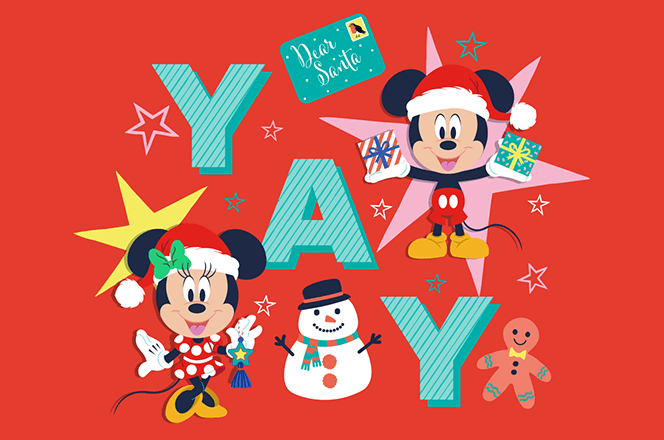 ミッキー＆ミニー クリスマス限定デザイン