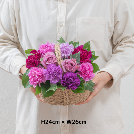 フラワーアレンジメントのバリエーション比較 B