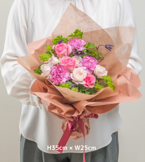 花束のバリエーション比較 C