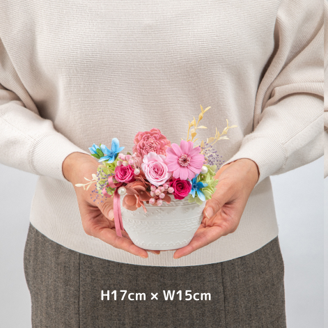 プリザーブドフラワー・アーティフィシャルフラワーのバリエーション比較 A